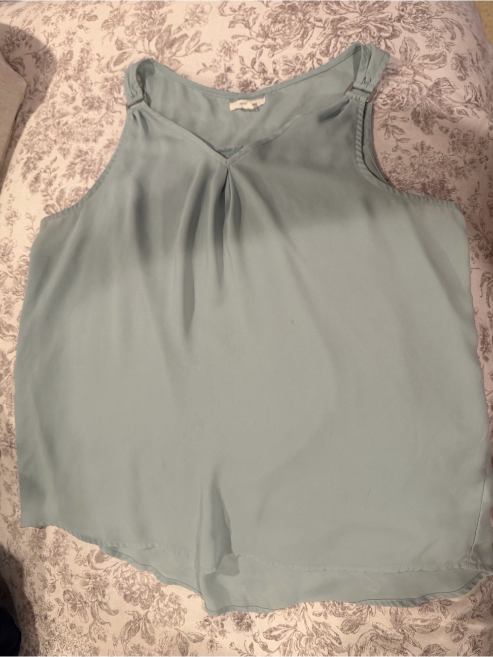 Light Blue Sleeveless V-Neck Women's Top - Maurices